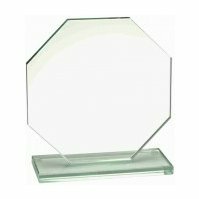 Skleněná plaketa včetně gravírování nebo barevného potisku 20x20 cm Skleněná plaketa včetně gravírování nebo barevného potisku 20x20 cm