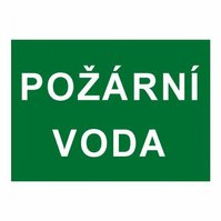 Tabulka - Požární voda