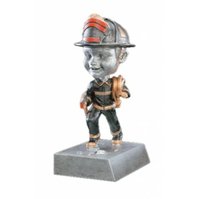 Figurka hasič. 14cm, stříbrná