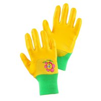 Dětské rukavice DRAGO máčené v nitrilu, žluté