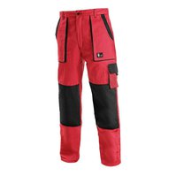 Montérkové kalhoty do pasu LUXY JOSEF - červené