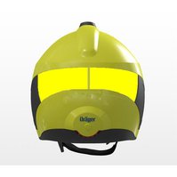 Reflexní polep na přilbu HPS 7000, žlutý  - zadní