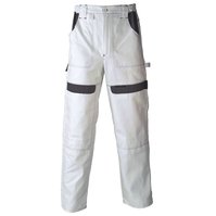 Pracovní kalhoty do pasu COOL TREND bílo-šedé