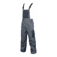 Pracovní kalhoty s laclem 4TECH 03, šedo-černé