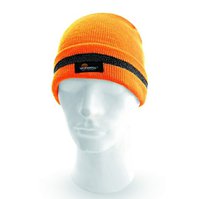 Zimní, pletená čepice KEADY, oranžová