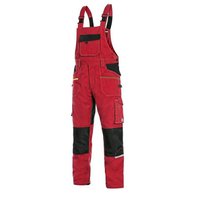 Montérkové kalhoty STRETCH lacl červeno-černé