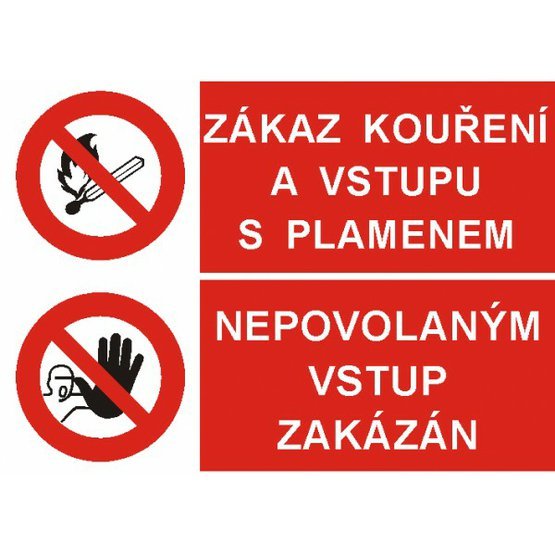 Bezpečnostní tabulka zákaz kouření